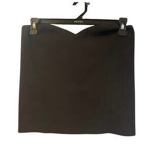 Express Tube Top Womens Size Large Black Cropped Stretch Knit Strapless Top